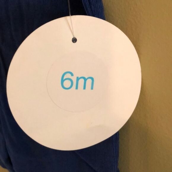 Funtasia! too... Overalls, Blue with Polka Dots and Snowman Applique. Size 6M - Picture 5 of 5